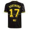 Original Fußballtrikot BVB Borussia Dortmund Wolf 17 Auswärtstrikot 2022-23 Für Herren